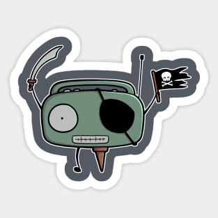 Pirate Radio Sticker